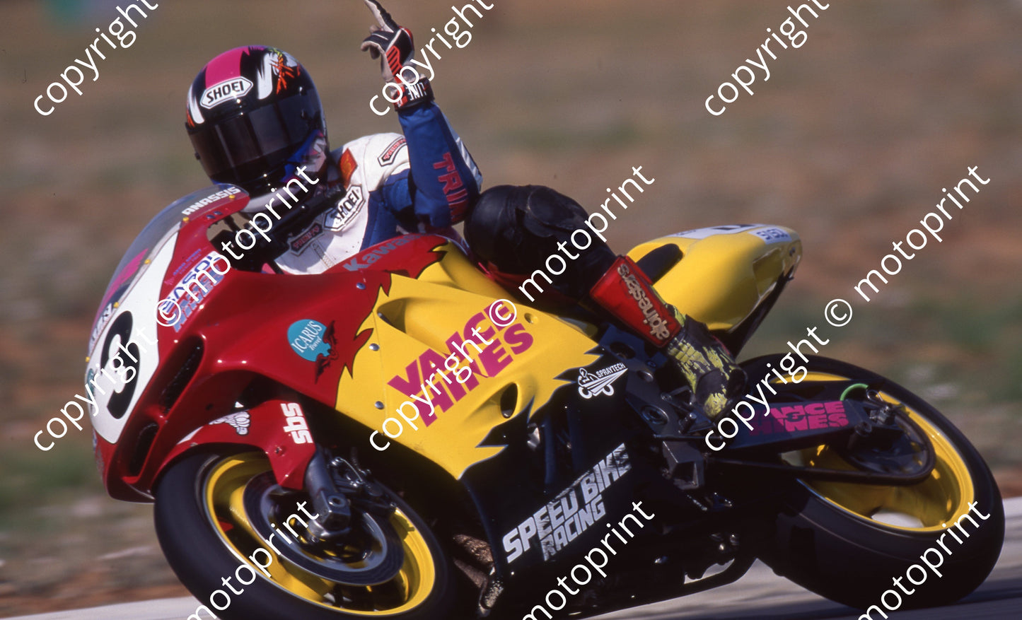 1995 Welkom MC 3 Brad Anassis Kawasaki ZX9R (Watling Photos) (3)