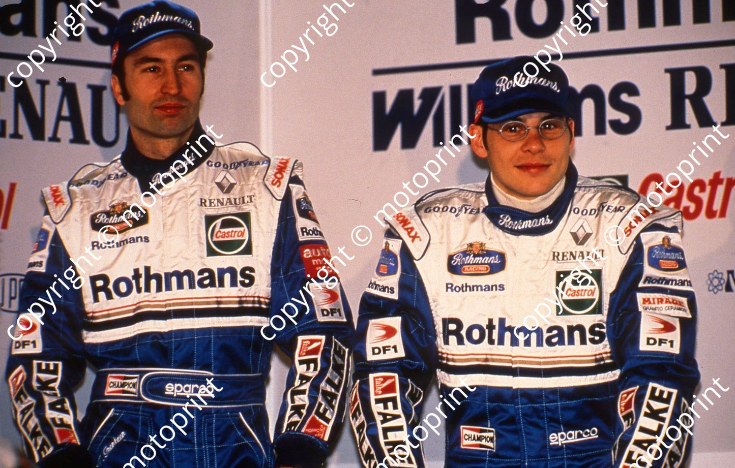 1996 Belgian GP Frentzen Villeneuve