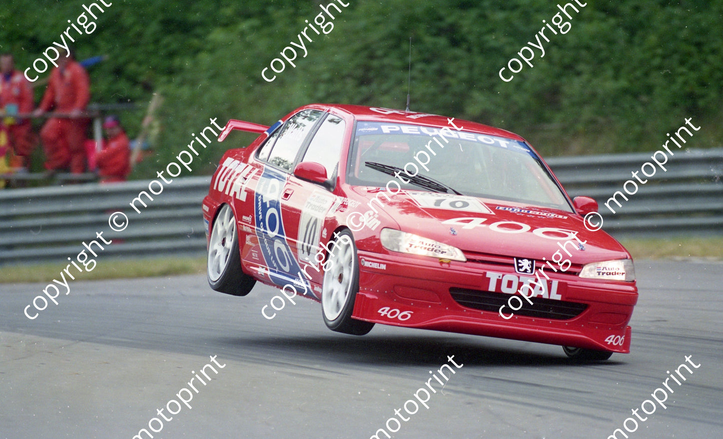 1996 Brands BTCC 10 Patrick Watt Peugeot 406 (Watling Photo) (13)