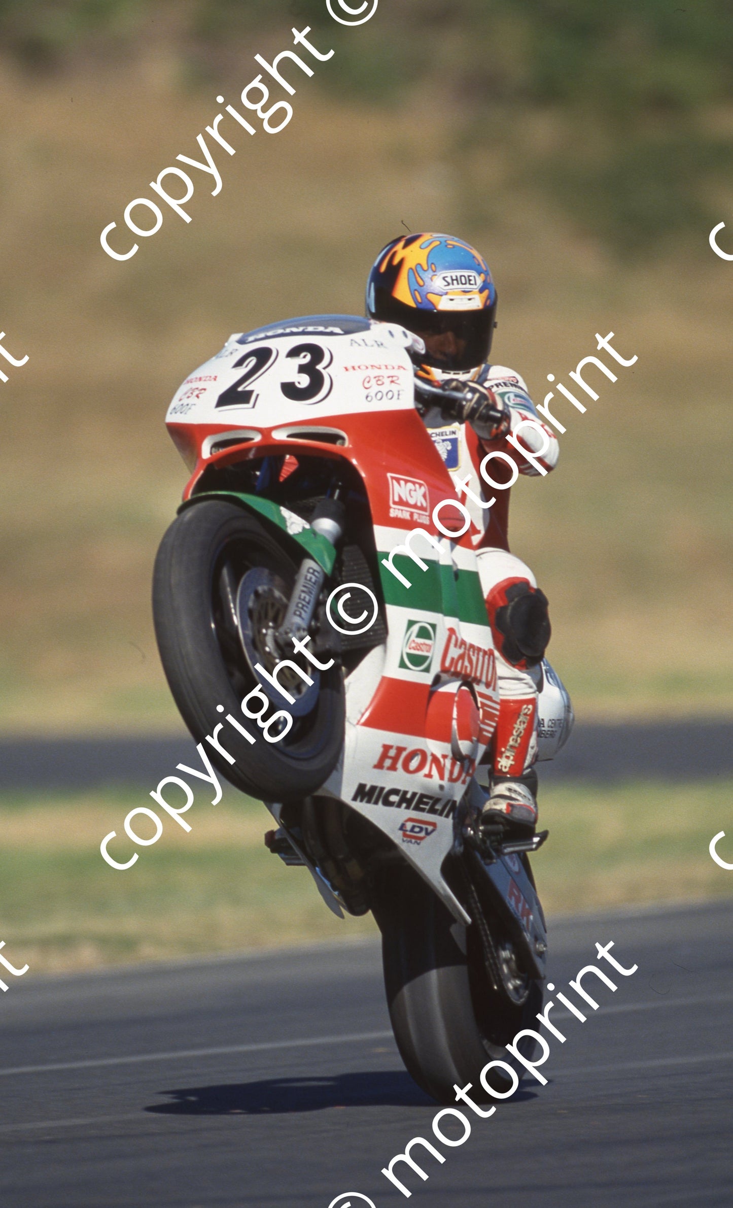 1996 EL MC 23 Brad Anassis Honda CBR600F3 (Watling Photo) (4)
