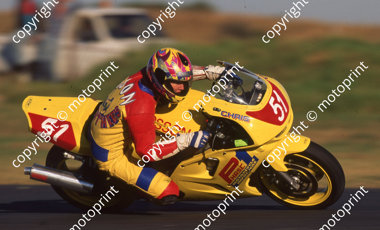 1996 EL MC 51 Chris Bosson Kawasaki ZX6R (Watling Photo) (5)