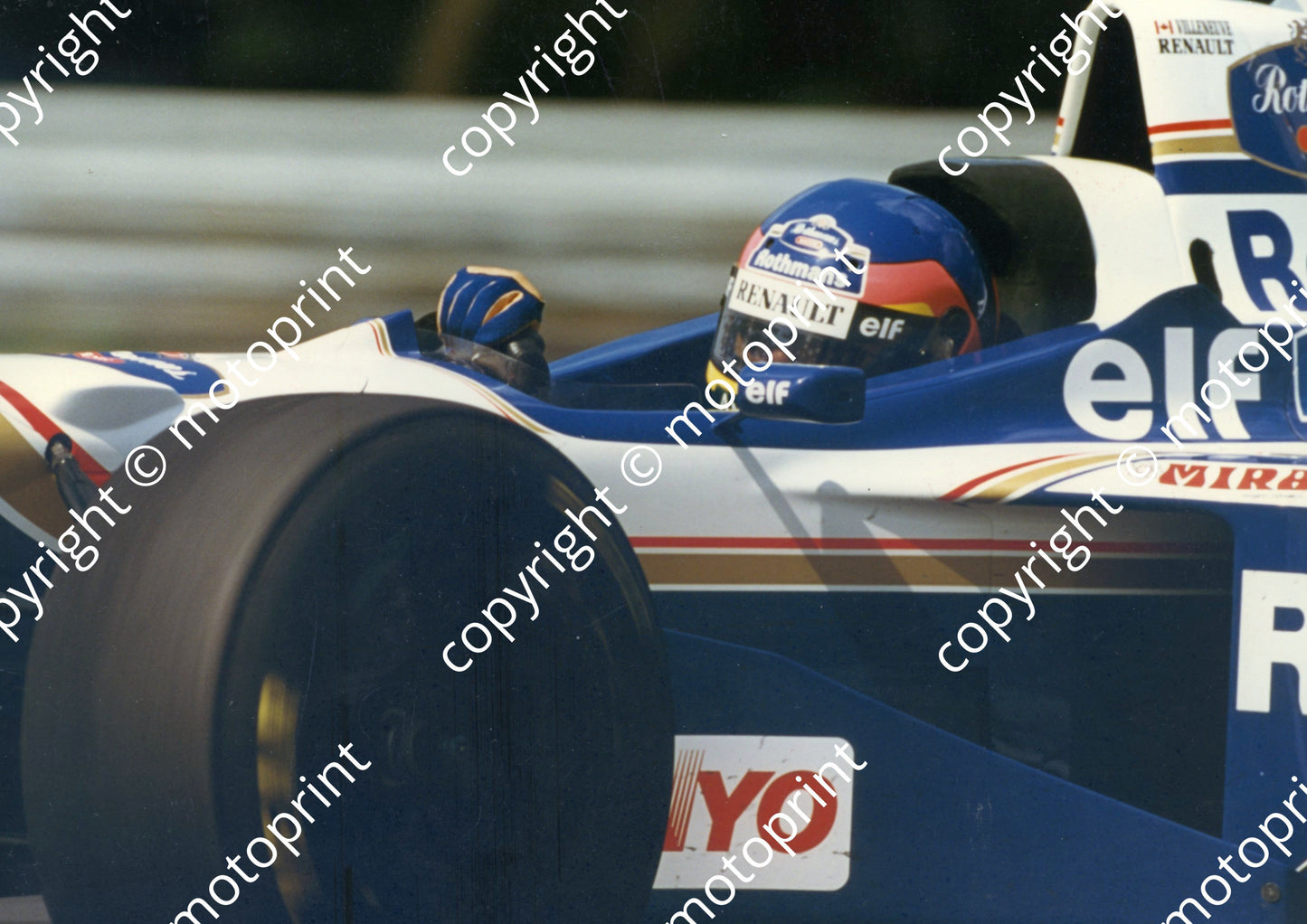 1996 Hungarian Jacques Villeneuve Williams FW18 378
