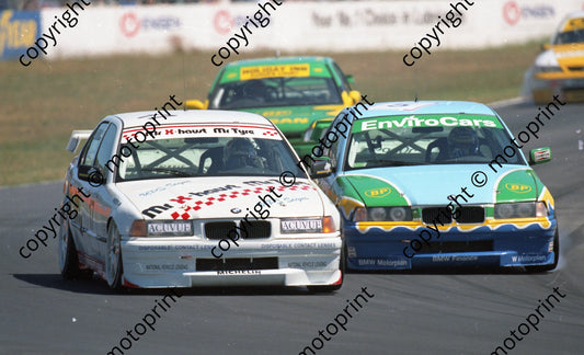 1996 Killarney Intnl Engen Super Touring 17 Barry Ingle, Anthony Taylor 3 S vd Linde BMW318i (Watling Photo) (15)