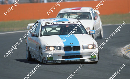 1996 Killarney Intnl Engen Super Touring 3 Shaun vd Linde, Jo Winkelhock BMW 318i (Watling Photo) (1)