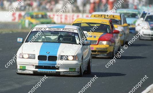 1996 Killarney Intnl Engen Super Touring 3 Shaun vd Linde, Jo Winkelhock BMW 318i (Watling Photo) (3)