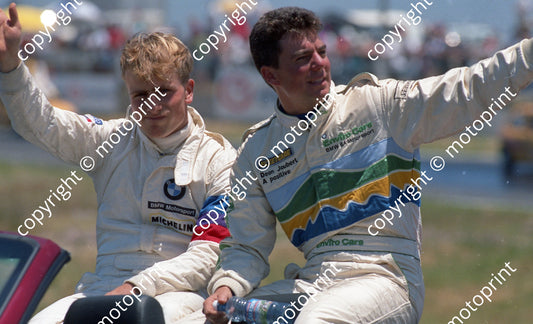 1996 Killarney Intnl Engen Super Touring 5 Christian Menzel, Deon Joubert BMw318i (Watling Photo)