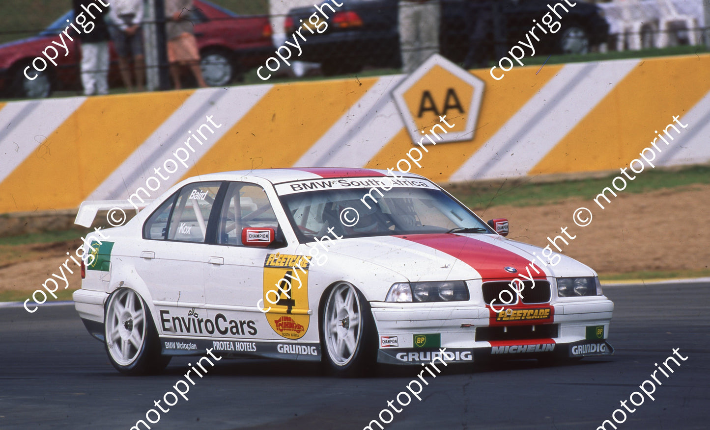 1996 Kya Fleetcare Intnl 4 Craig Baird, Peter Kox BMW318i (Watling Photo) (4)