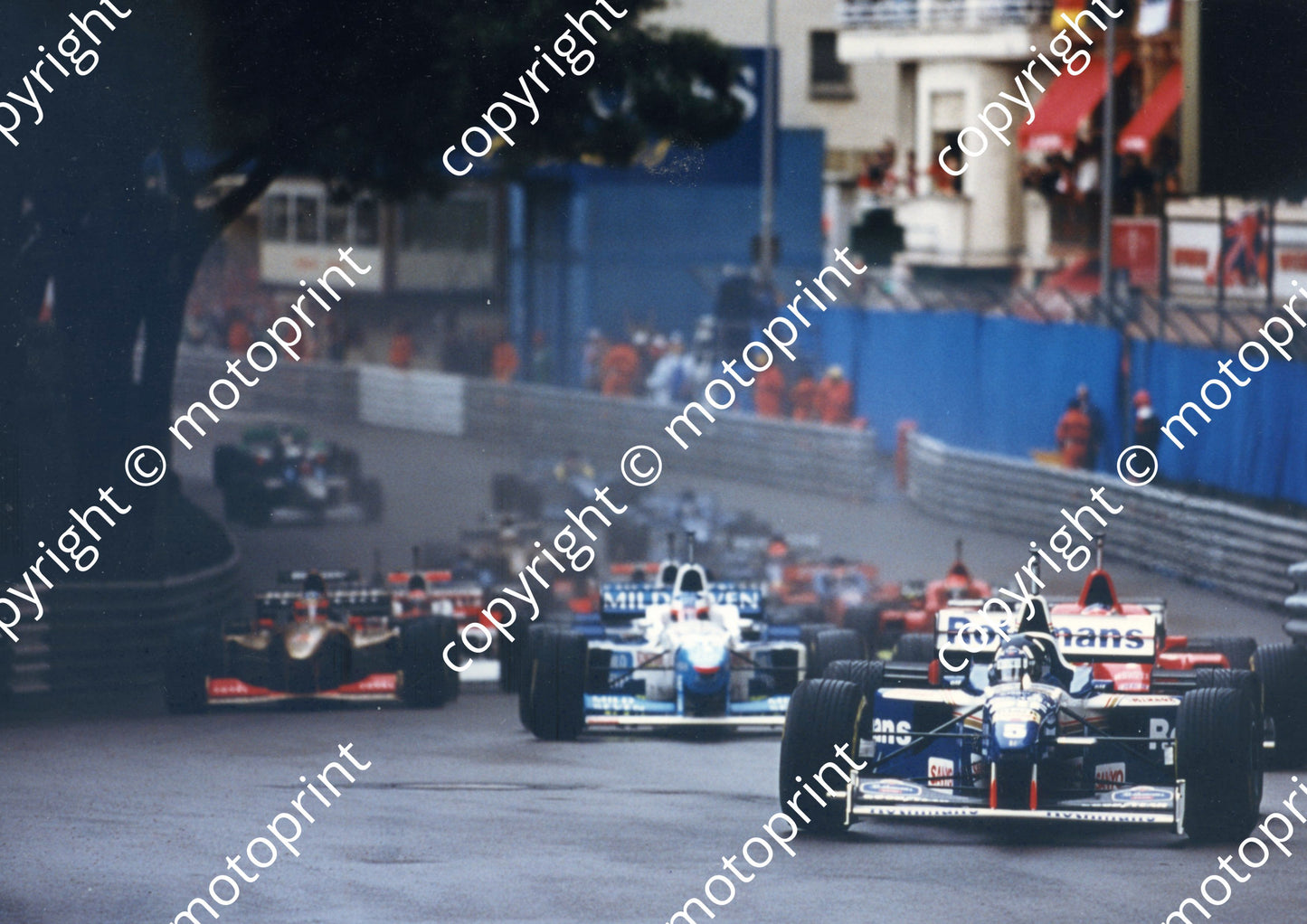 1996 Monaco start amon Hill FW18