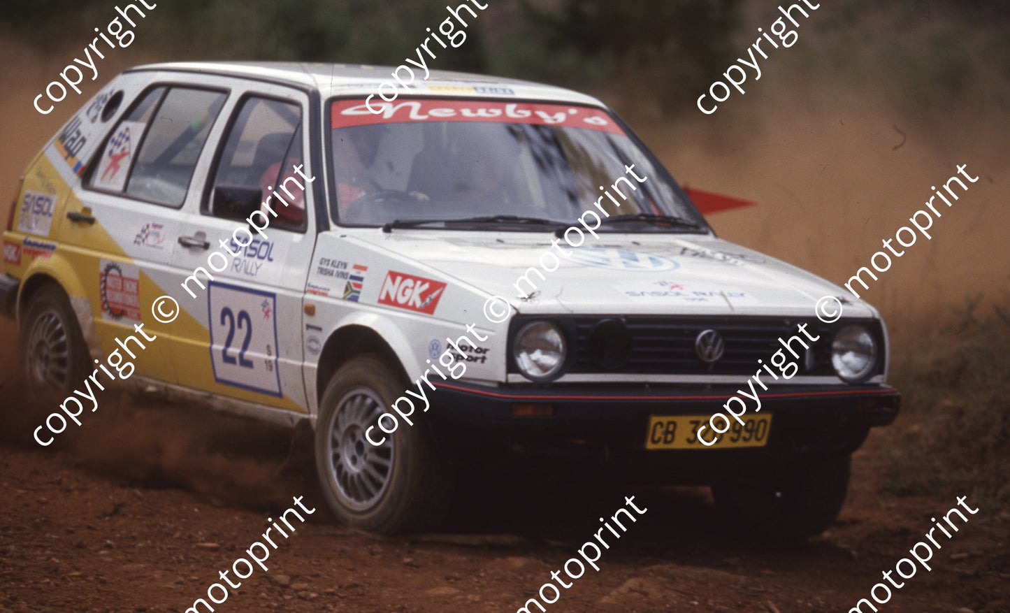 1996 Sasol Rally 22 Gys Kleyn, Trisha Ivins Golf (Watling Photo)124