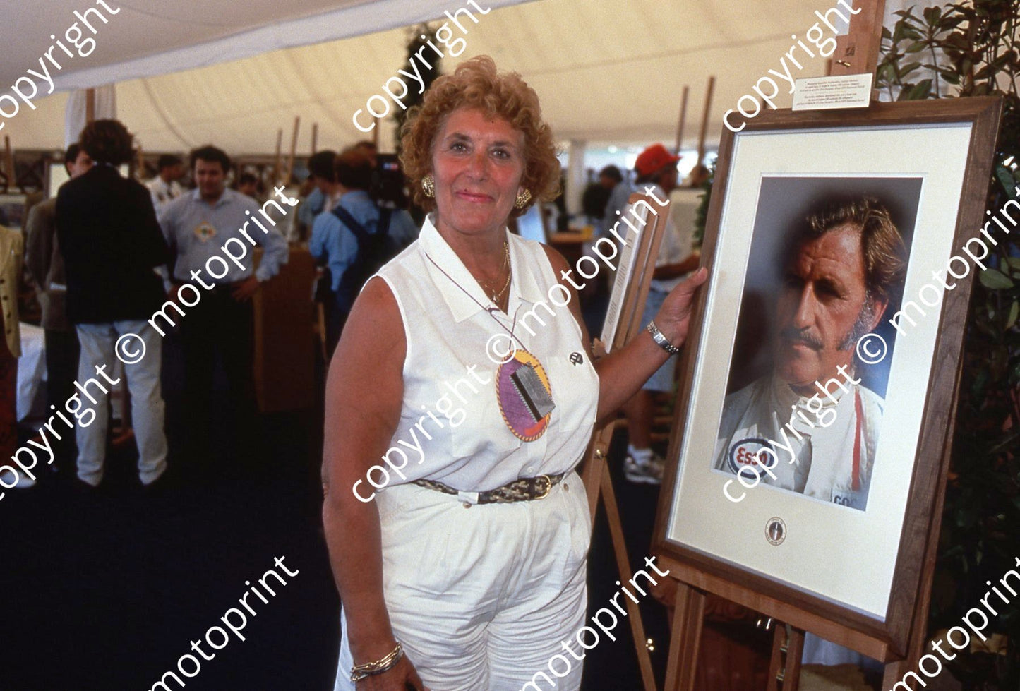 1996 Spanish GP Bette HIll portrait Graham 077