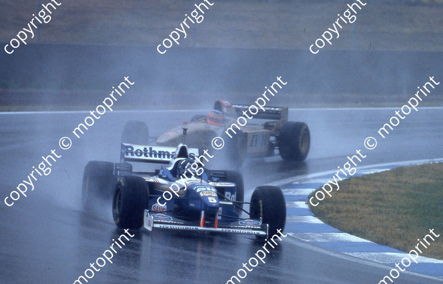1996 Spanish GP Hill rain 073