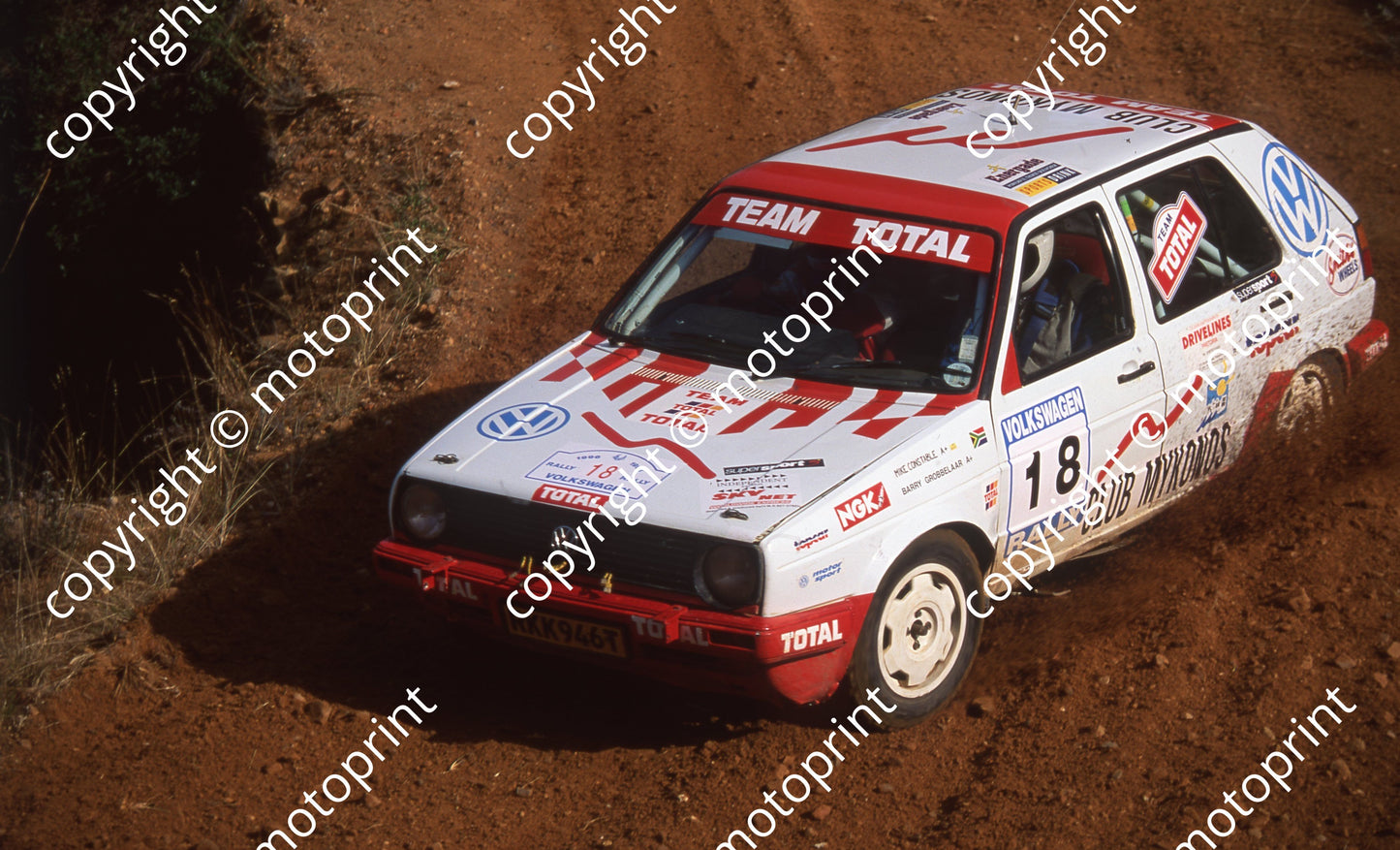 1996 VW Rally 18 Barry Grobbelaar, MIke Constable Golf (Watling Photo) (15)