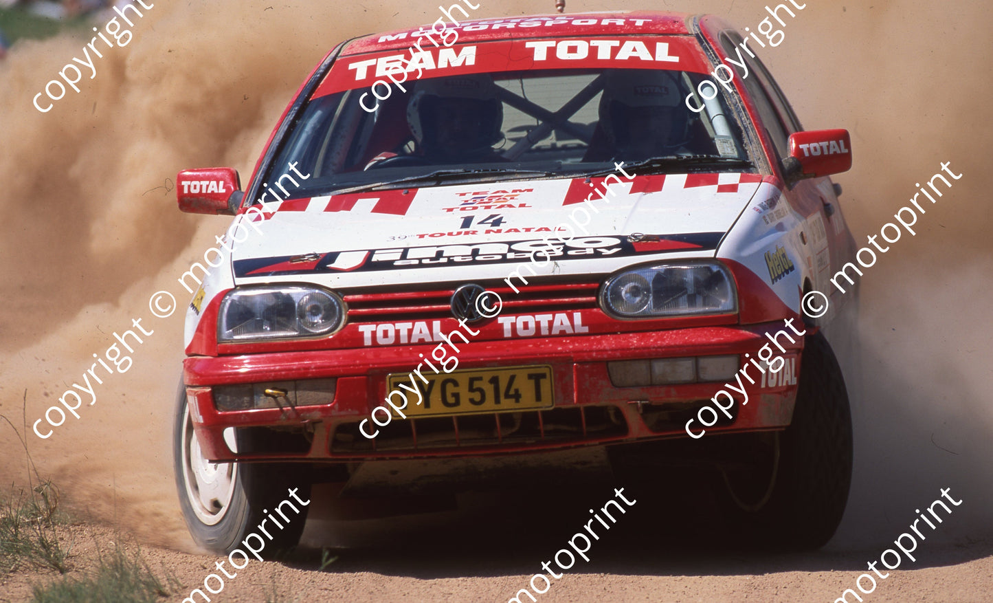 1997 39th Tour Natal 14 Barry Grobbelaar, MIke Burrows Golf (Watling Photo)