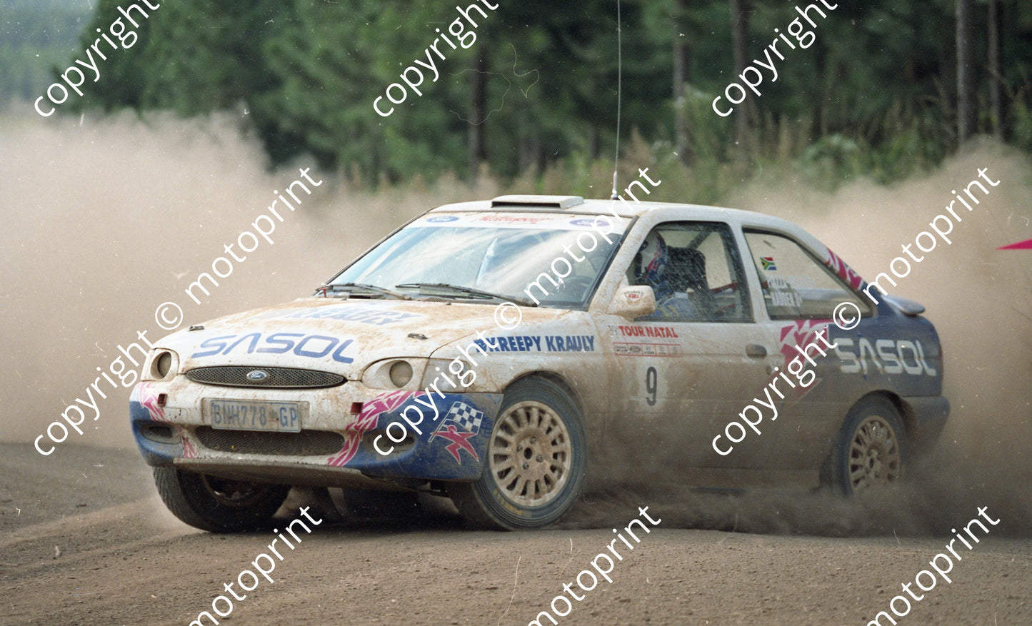 1997 39th Tour Natal 9 Paolo Piazza-Musso, Nic Haddon Ford ...(Watling Photo) (2)