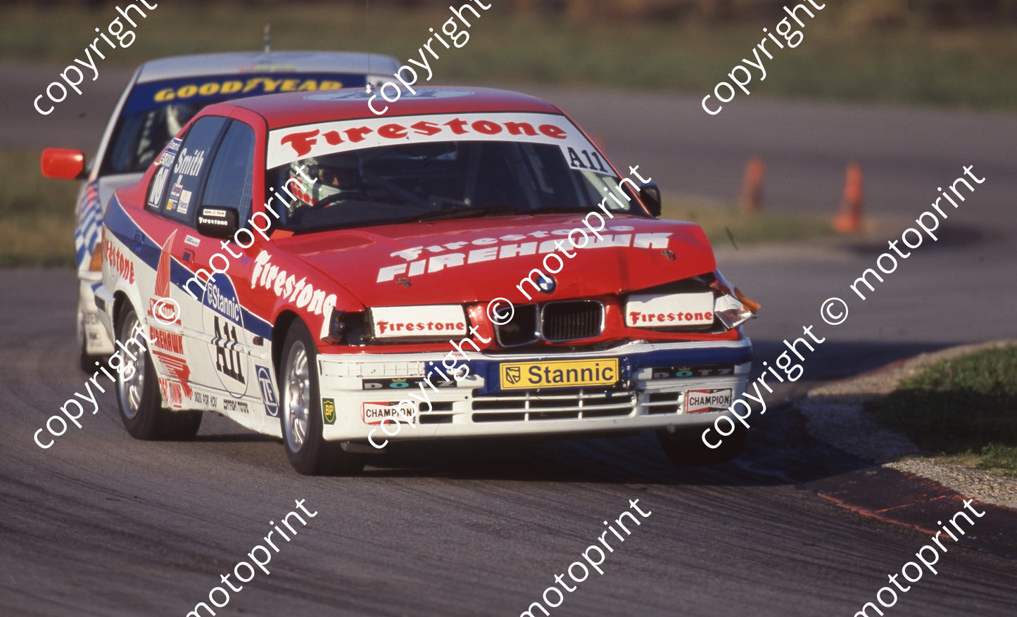 1997 Aldo Stannic 11 Rob Smith BMW328i NOTE DAMAGE (Watling Photo) (17)