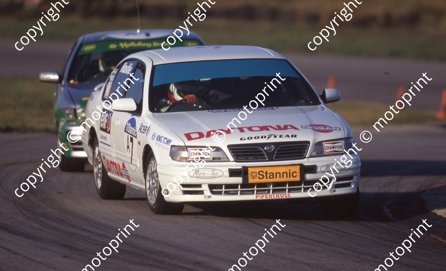 1997 Aldo Stannic 7 Colin Hastie Nissan Maxima QX (Watling Photo)