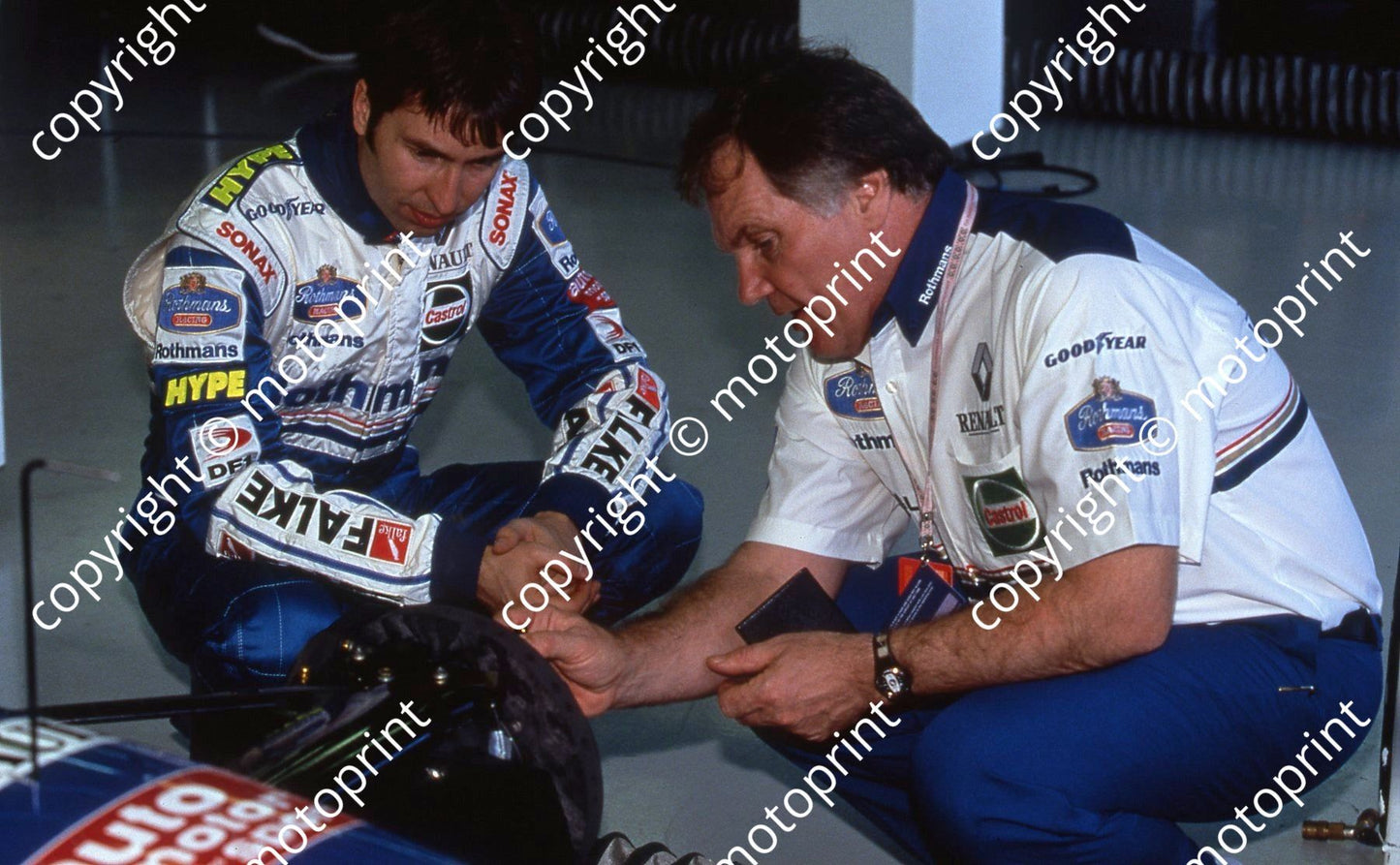 1997 Australian GP Frentzen Patrick Head 292