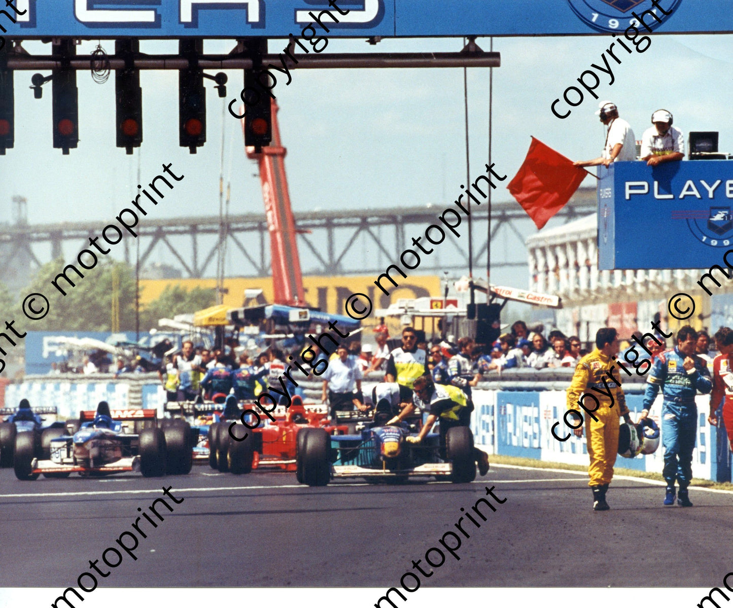 1997 Canadian stopped Giancarlo Fisichella, Michael Schumacher, Jean Alesi 429