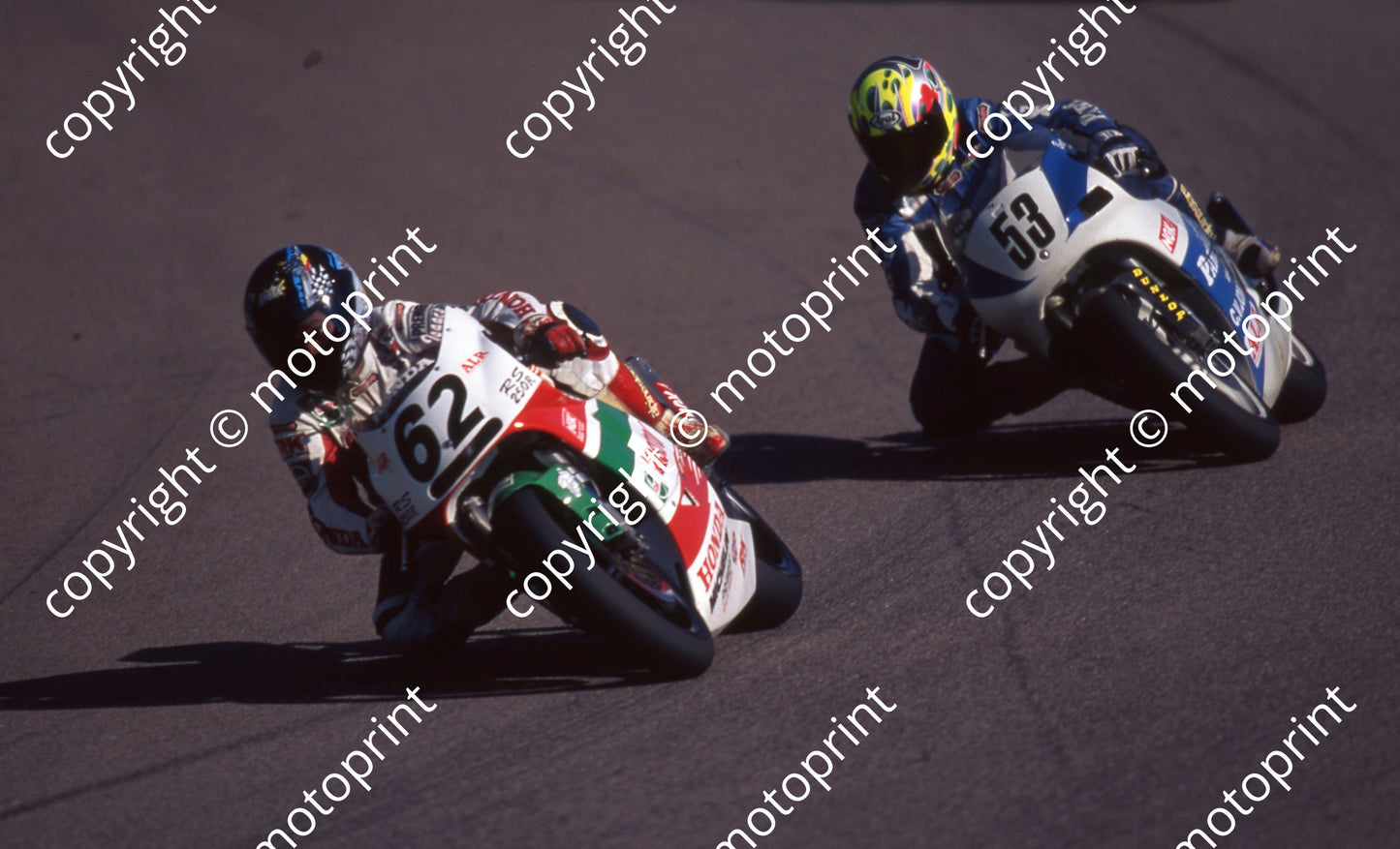 1997 Zkops MC 62 Lance Isaacs Honda RS250R 53 Brett MacLeod Yamaha TZ250 (Watling Photo) (4)