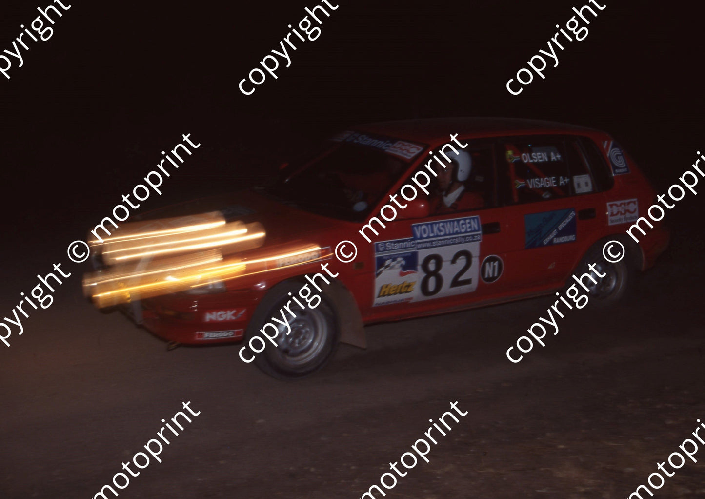 1998 VW Rally 82 Olson, Visagie Toyota (Watling Photo ) (16)