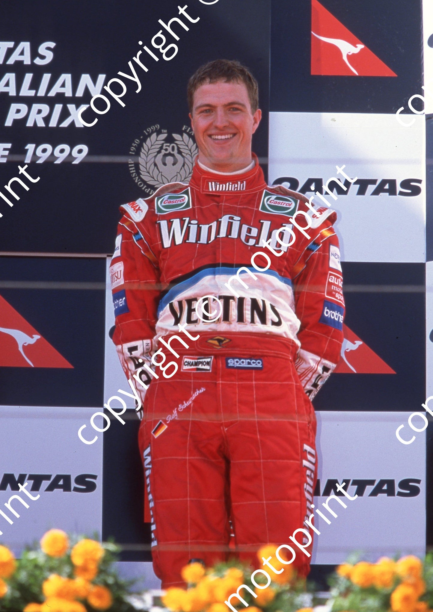 1999 Australian GP Ralf Schumacher 3rd Williams FW21