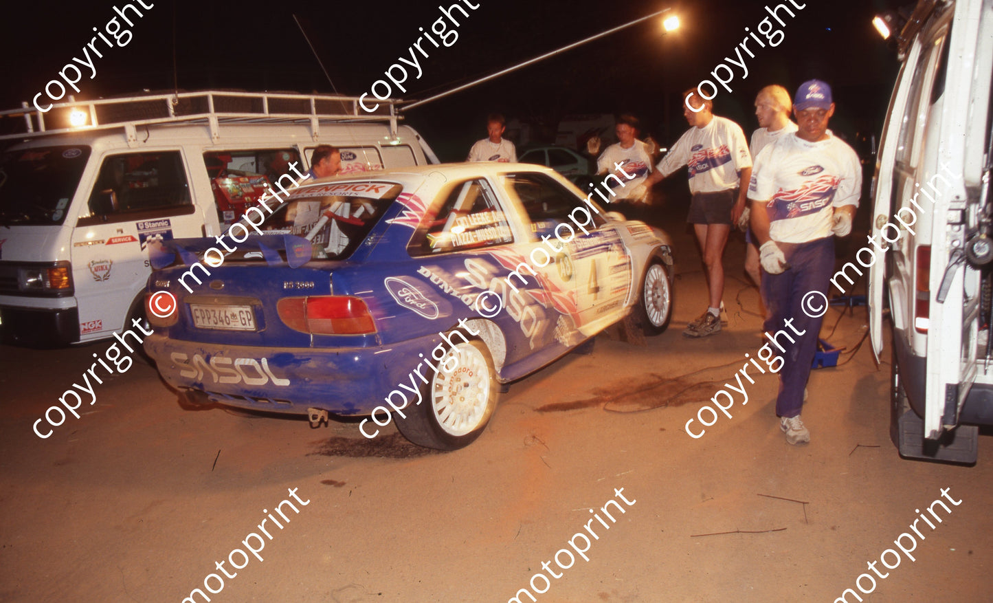 1999 Great North Rally 4 Paolo Piazza-Musso, Richard Leeke Escort (Watling Photo)