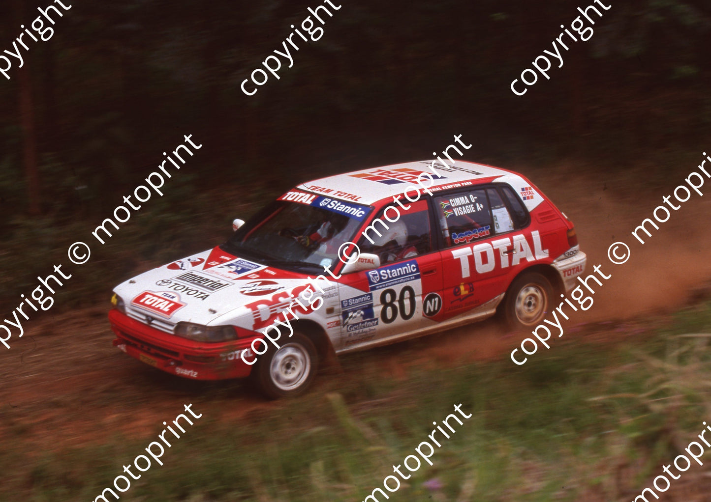 1999 Great North Rally 80 Rodney Visagie, Carolyn Cimma Tazz (Watling Photo) (38)
