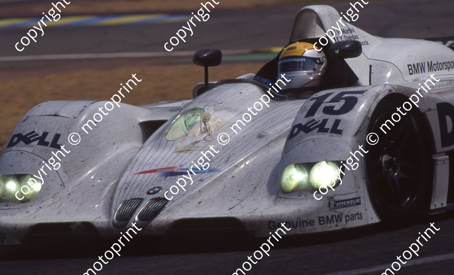 1999 Le Mans 15 Pier-Luigi Martini, Yannick Dalmas, ...Winkelhock BMW V12 LMR (Watling Photo)
