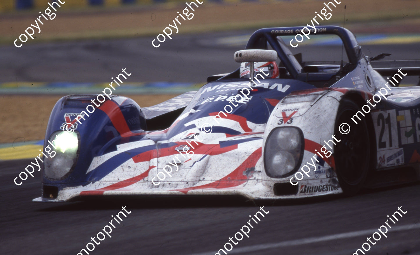 1999 Le Mans 21 Goossens, Cottaz, Ekblom Courage C52 Nissan (Watling Photo)