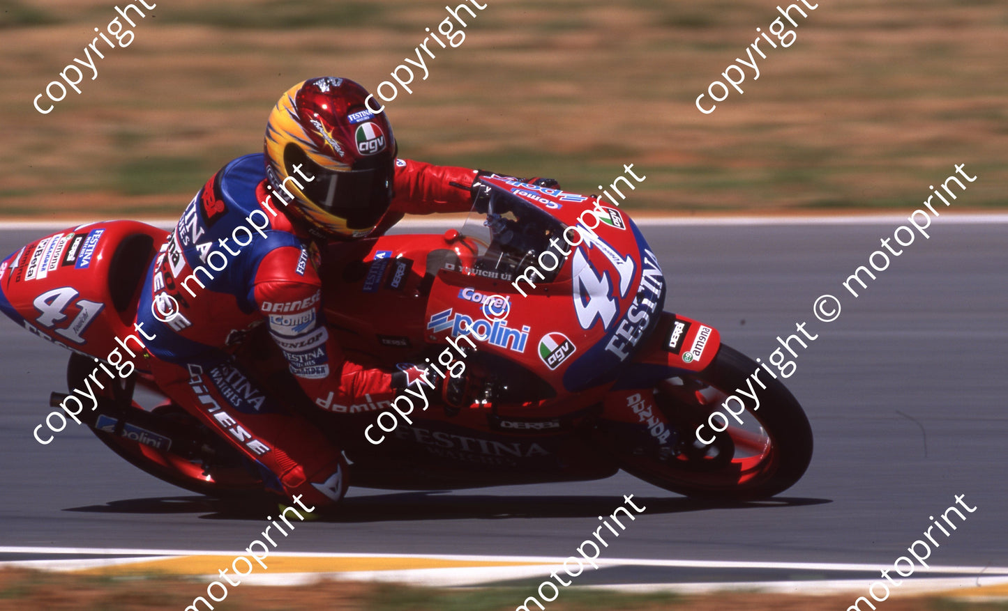 1999 Phakisa SA GP 125 41 Youichi Ui Derbi(Colin Watling Photographic)