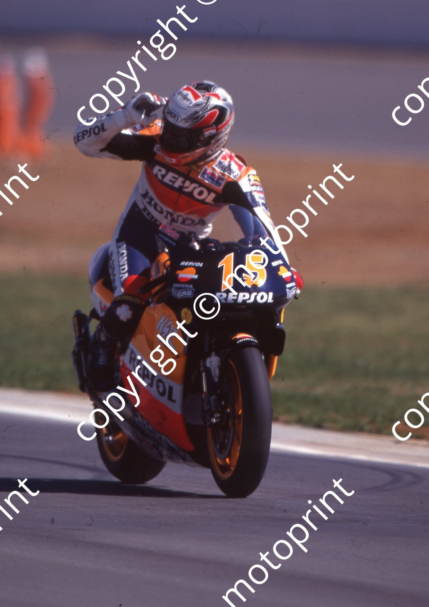 1999 Phakisa SA GP 500 15 Sete GIbernau Honda (Colin Watling Photographic) (2)