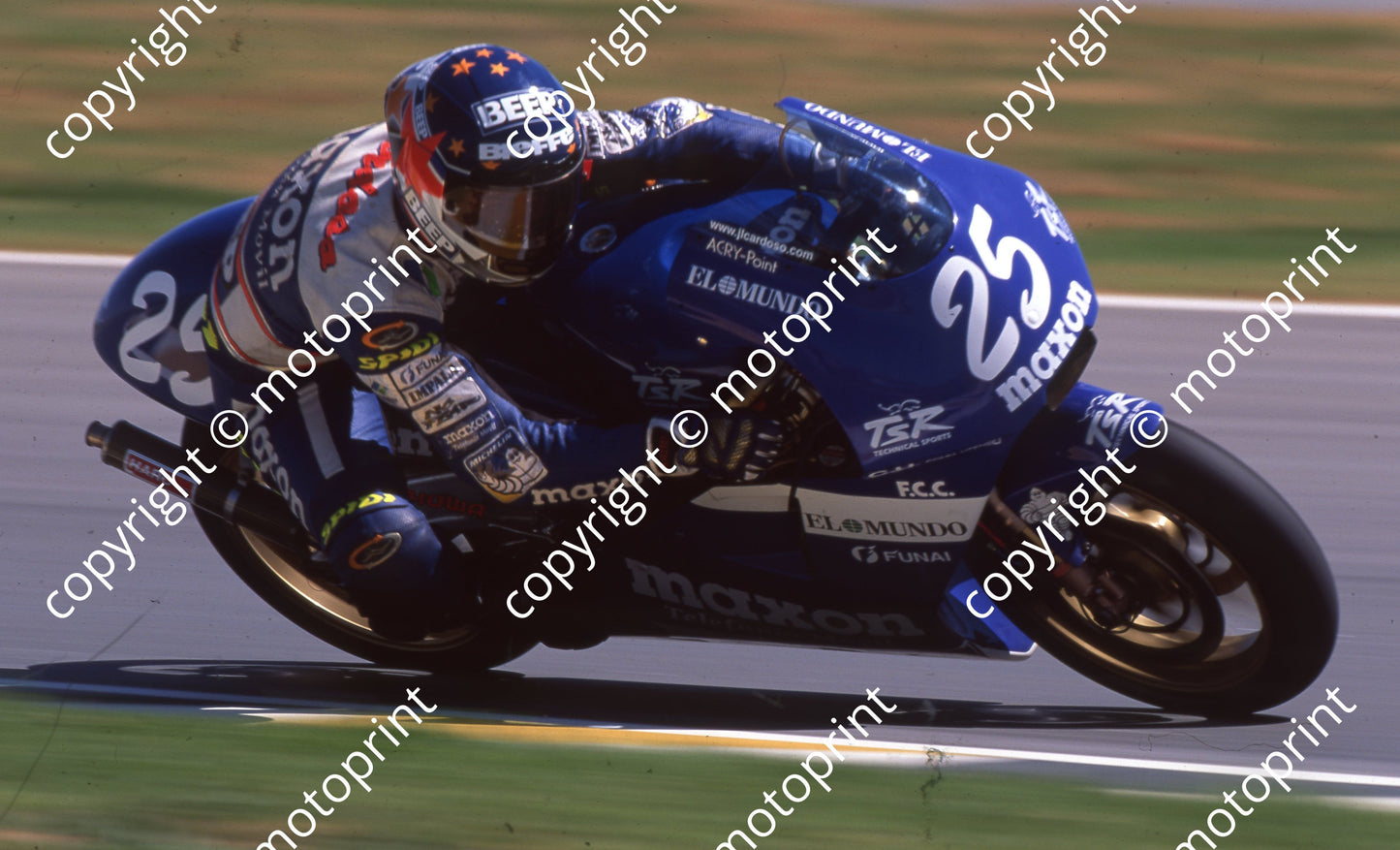 1999 Phakisa SA GP 500 25 Jose Luis Cardoso TSR Honda (Colin Watling Photographic)