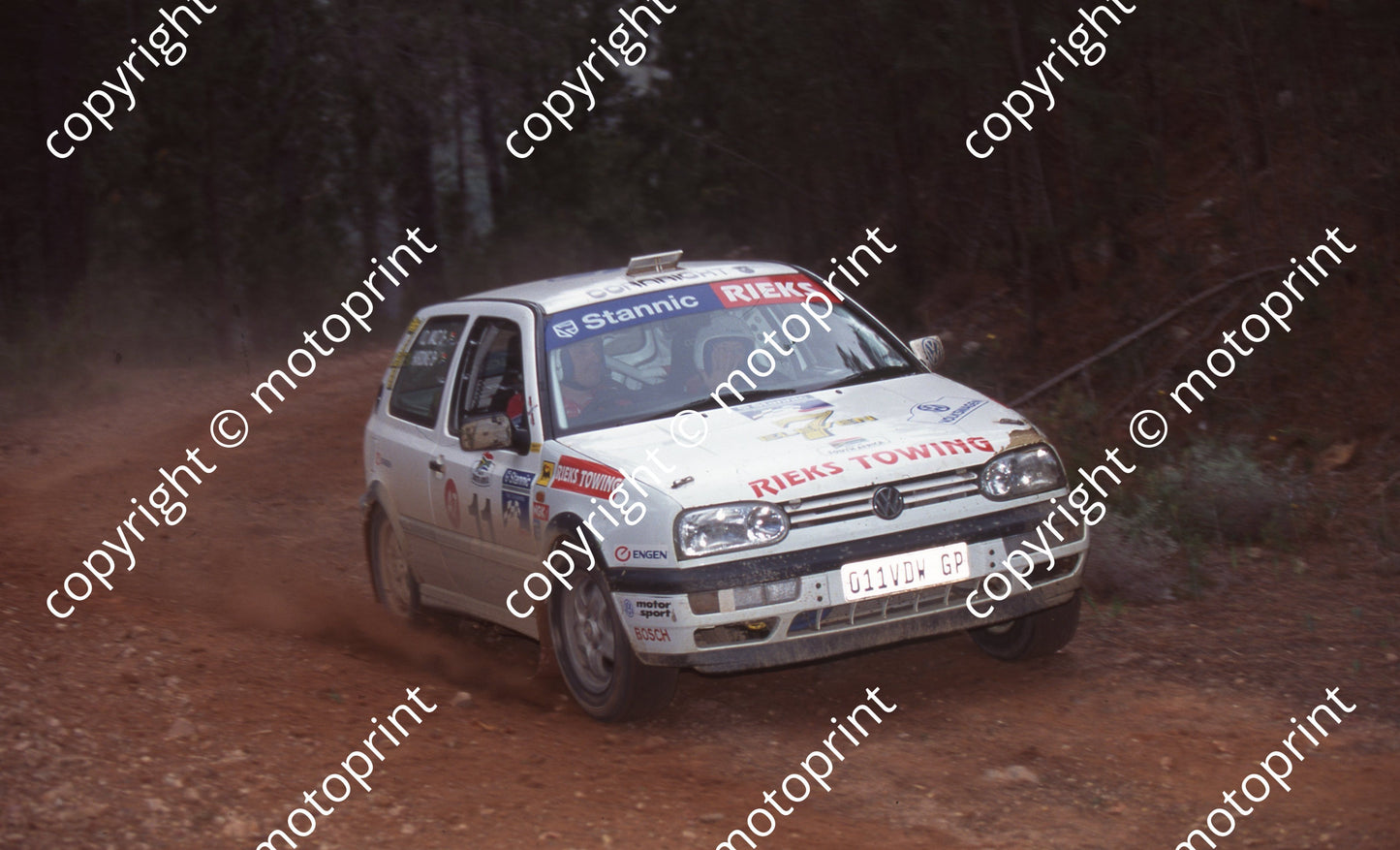 1999 Rally of SA 11 Tjaart vd Walt, Cindy Harding Golf (Watling Photo) (1)