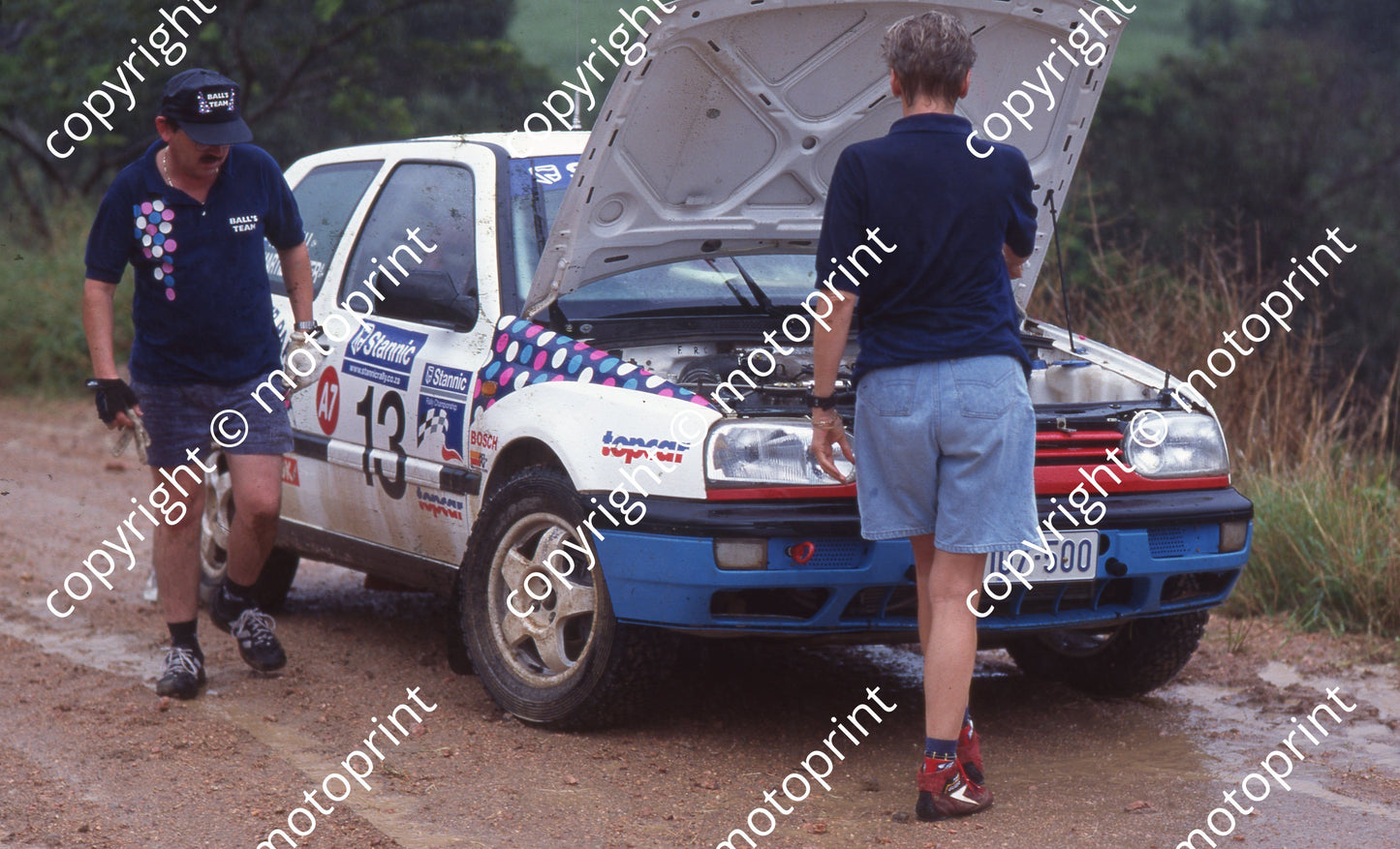 1999 Tour Natal Rally 13 Tony Ball Martie Olivier Golf (Watling Photo) (4)