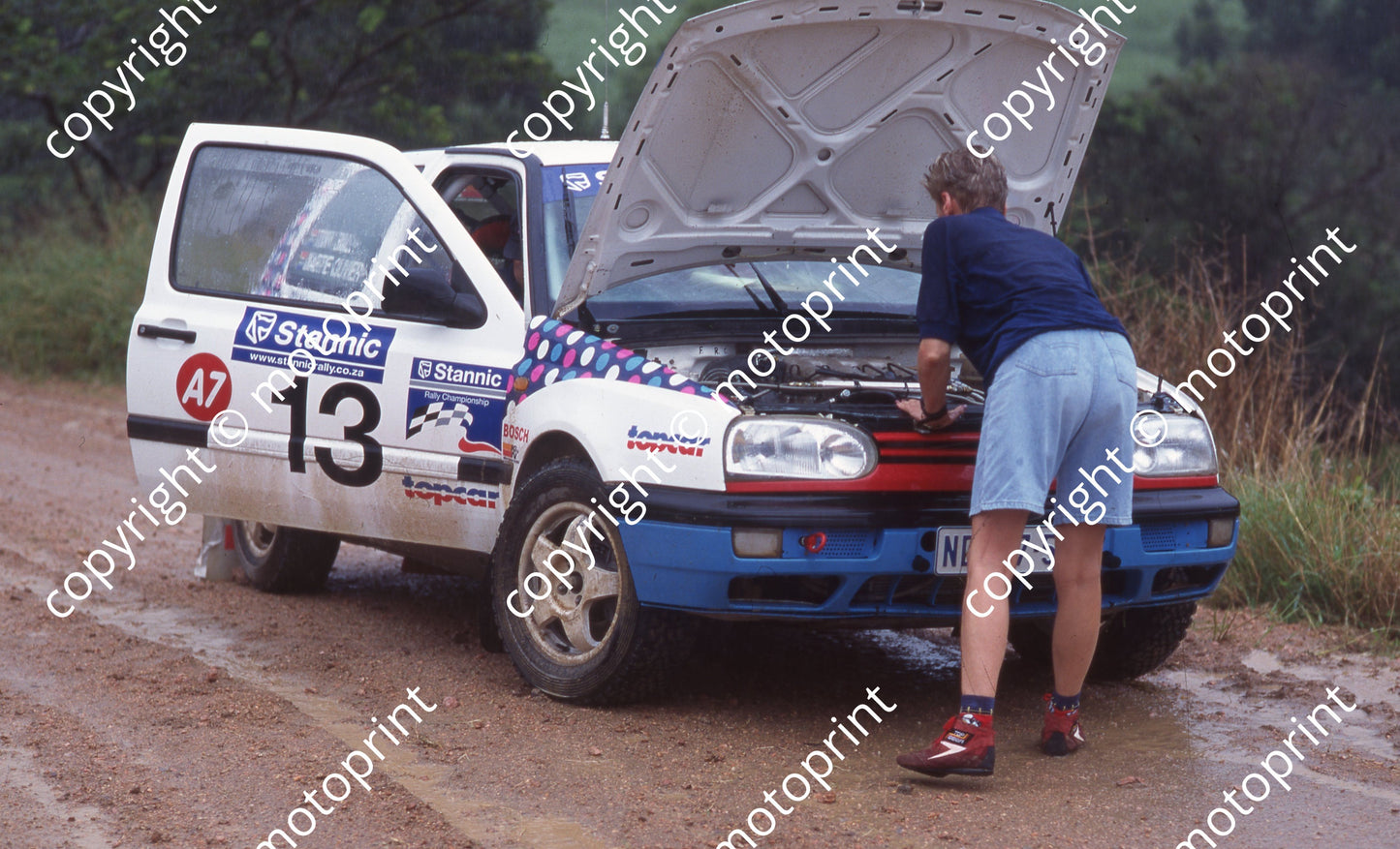 1999 Tour Natal Rally 13 Tony Ball Martie Olivier Golf (Watling Photo) (5)