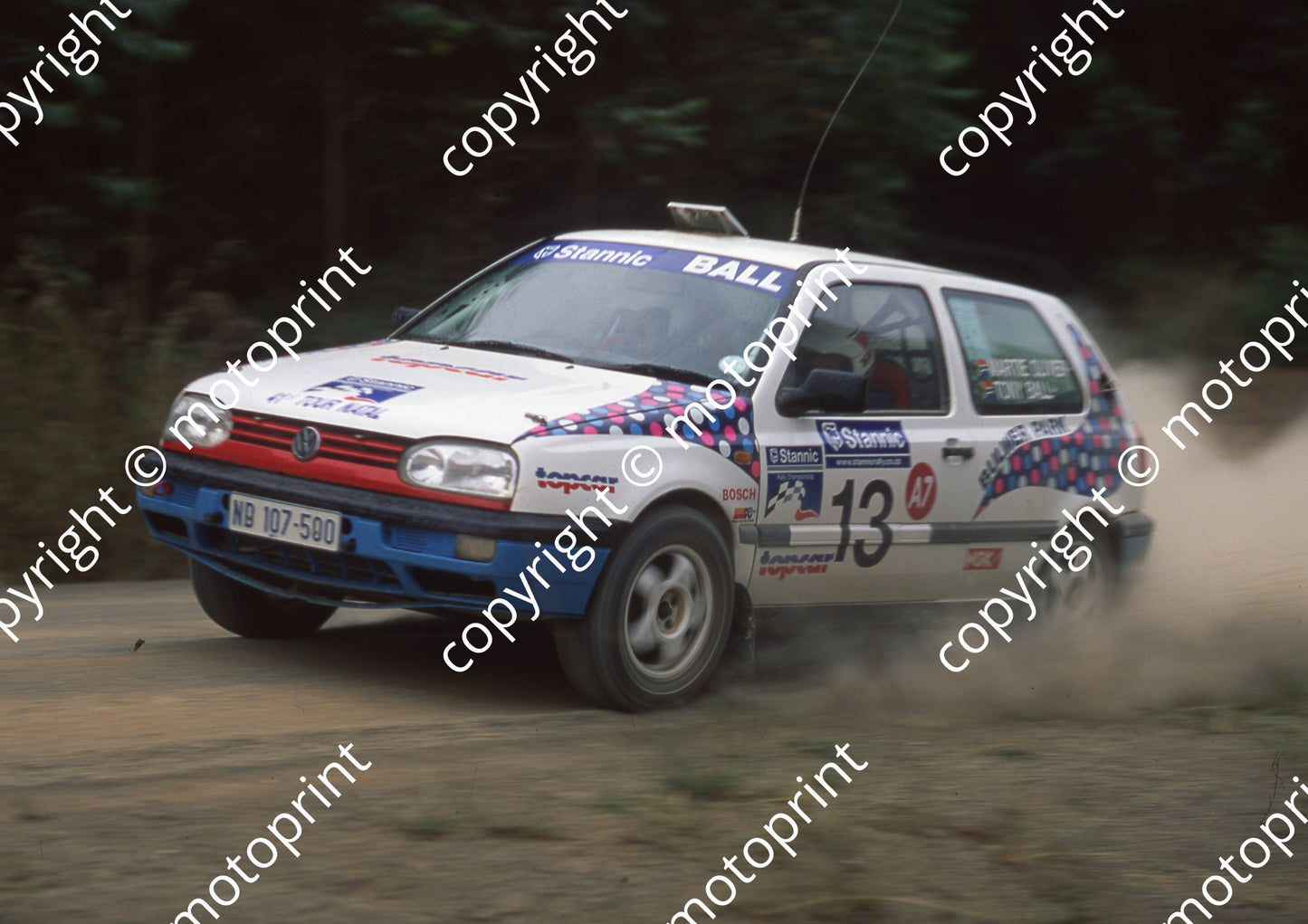 1999 Tour Natal Rally 13 Tony Ball Martie Olivier Golf (Watling Photo) (6)