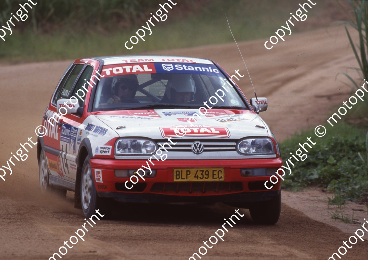 1999 Tour Natal Rally 14 Gys Klein, Johan Barnard VW 9th (Watling Photo)