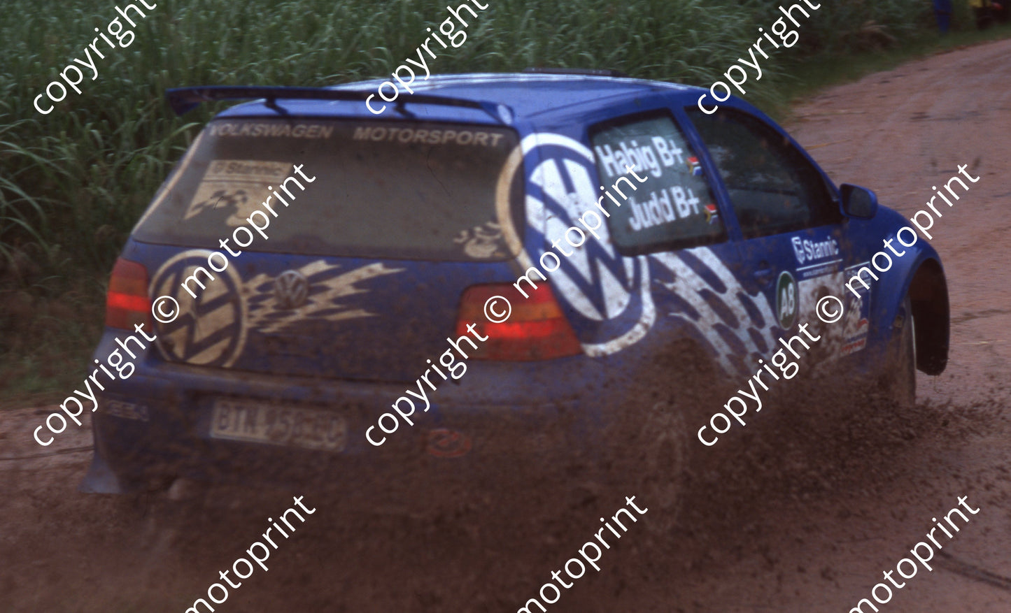 1999 Tour Natal Rally 2 Jan Habig, Douglas Judd VW (Watling Photo) (2)