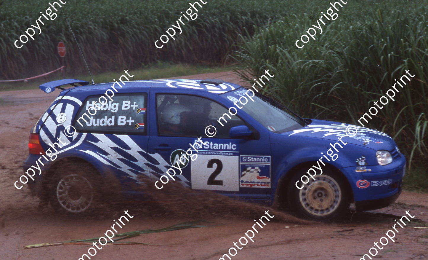 1999 Tour Natal Rally 2 Jan Habig, Douglas Judd VW (Watling Photo) (3)