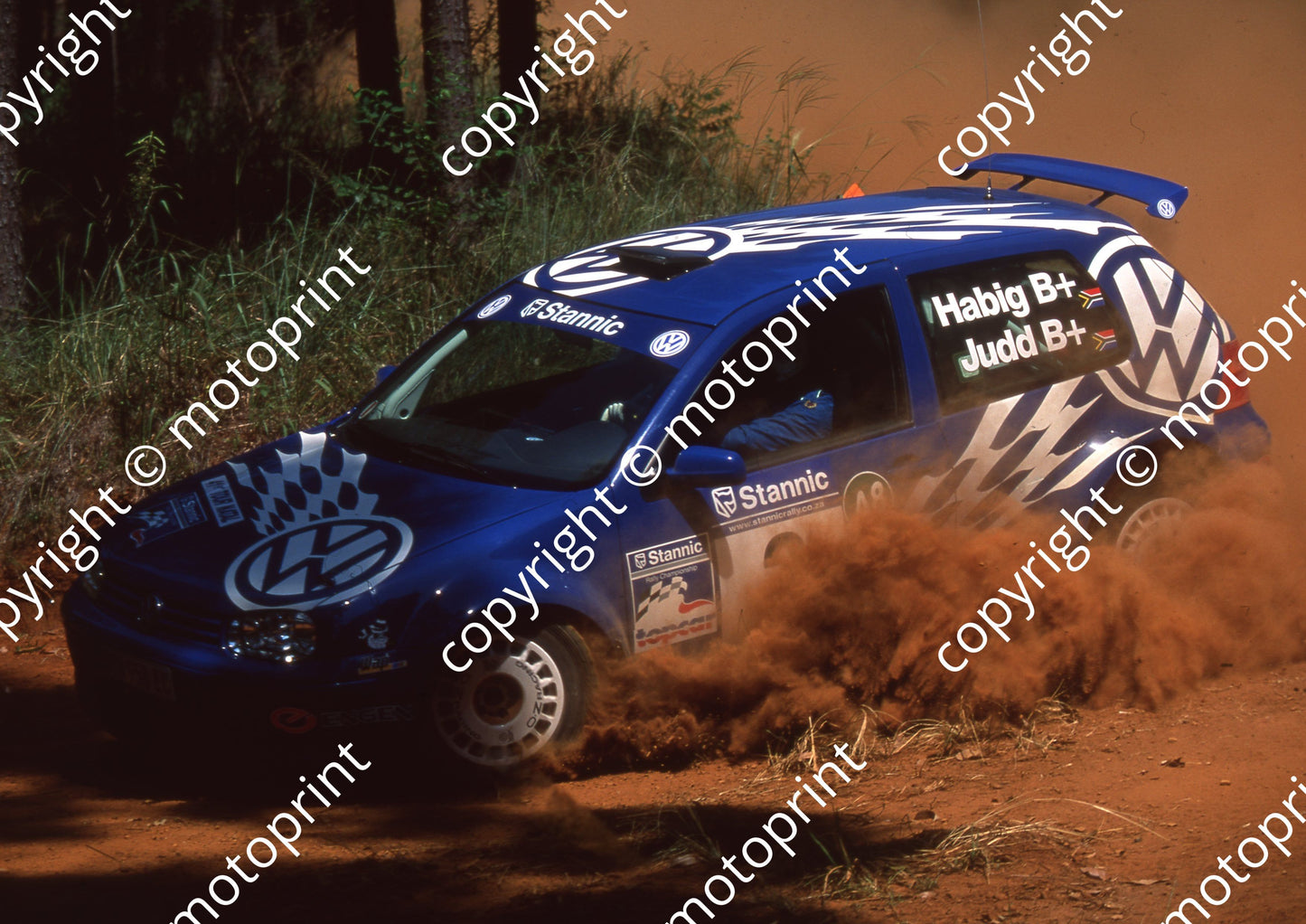 1999 Tour Natal Rally 2 Jan Habig, Douglas Judd VW (Watling Photo) (4)