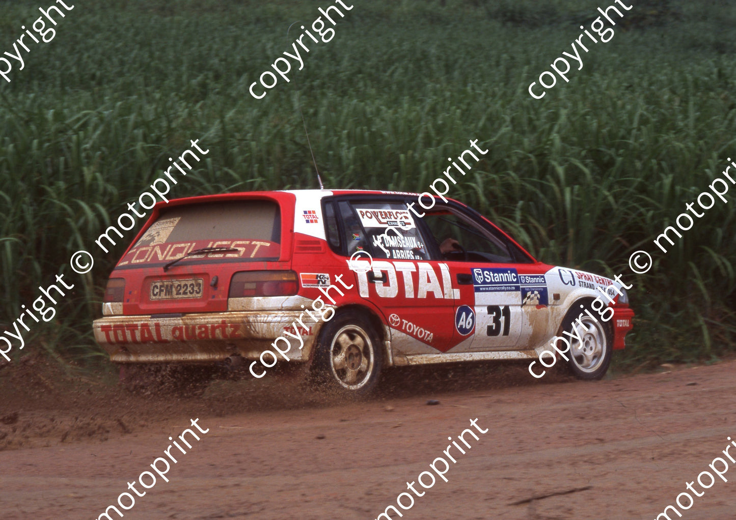 1999 Tour Natal Rally 31 Jean-Pierre Damseaux, Pierre Arries Toyota (Watling Photo) (70)