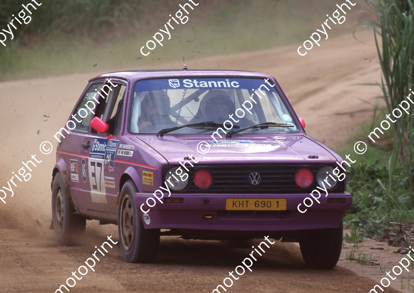 1999 Tour Natal Rally 37 Dirk Badenhorst, Piet van Heerden Golf (Colin Watling Photo) (21)