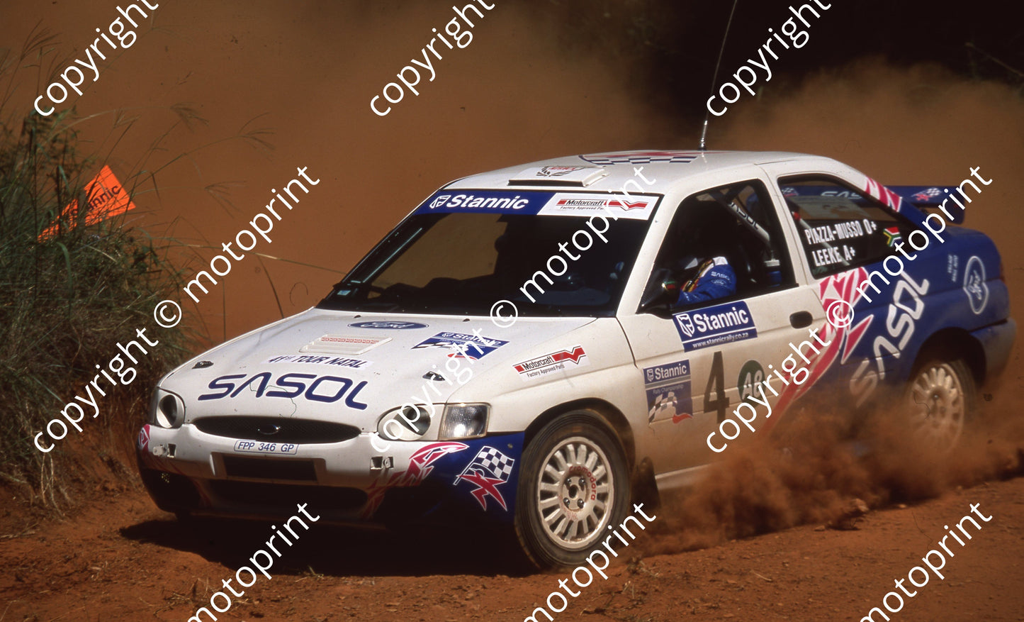 1999 Tour Natal Rally 4 Paolo Piazza-Musso, Richard Leeke Ford (Watling Photo) (48)