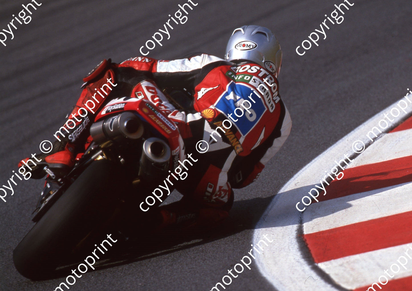 2000 Kya SBK 155 Ben Bostrom Ducati COMPARE HELMETS (Watling Photo) (12)