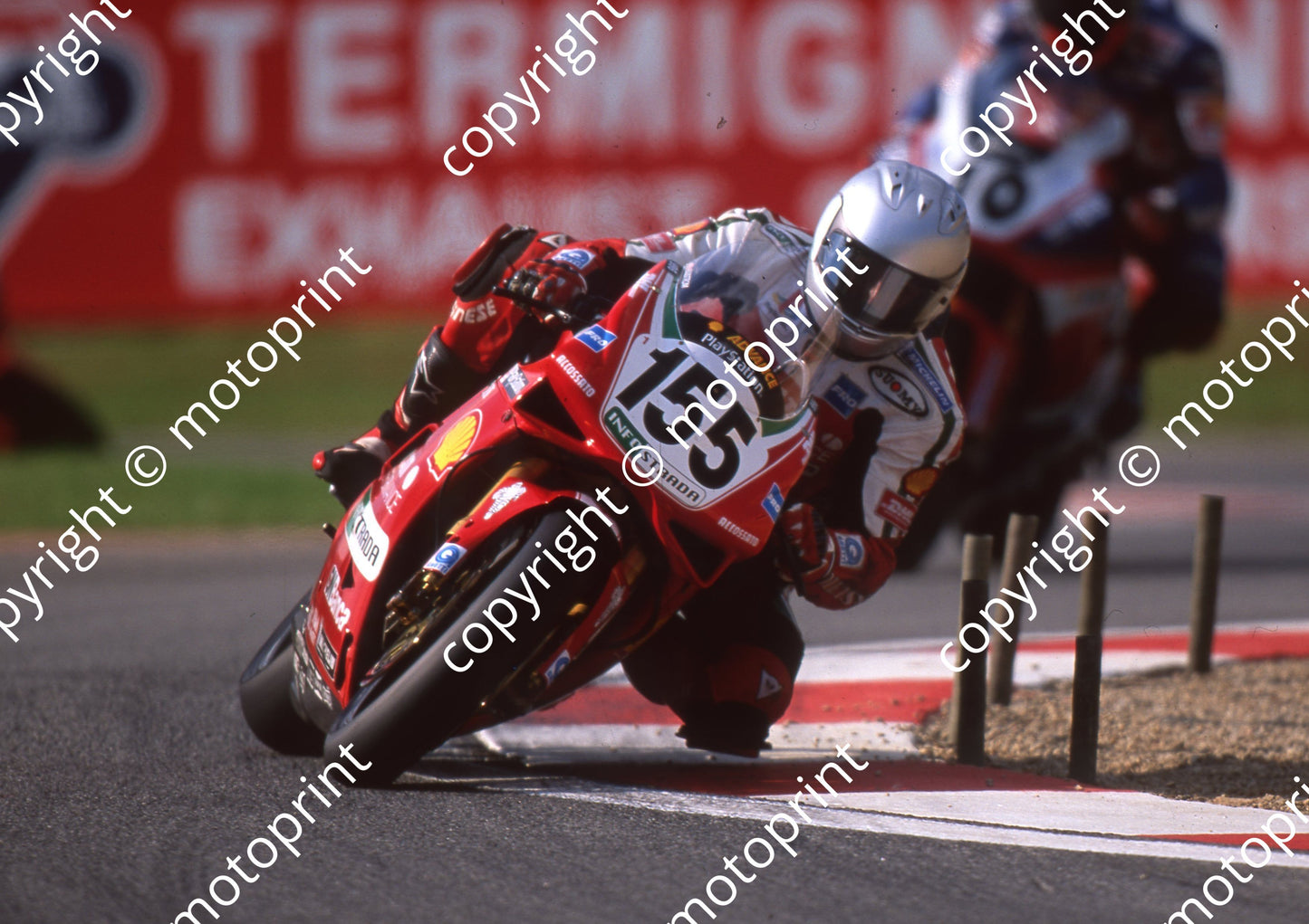2000 Kya SBK 155 Ben Bostrom Ducati COMPARE HELMETS (Watling Photo) (13)
