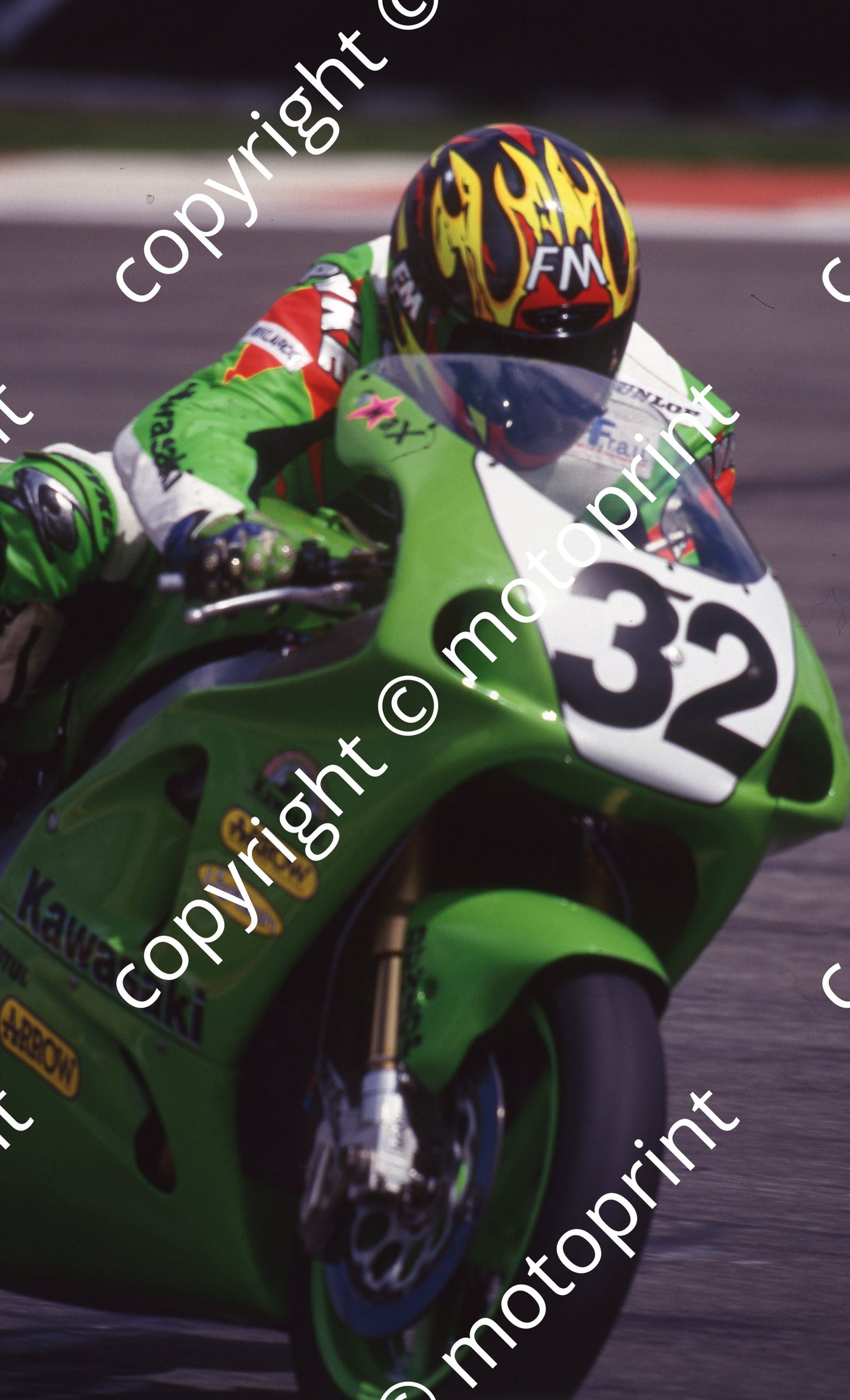 2000 Kya SBK 32 Massimo De Silvestro Kawasaki (Watling Photo) (2)