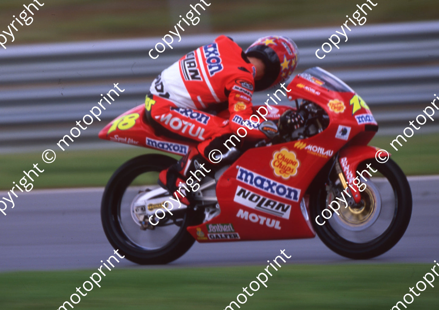 2000 Phakisa SA GP 125 18 Toni Elias Honda NOT SHARP (Colin Watling Photographic) (56)
