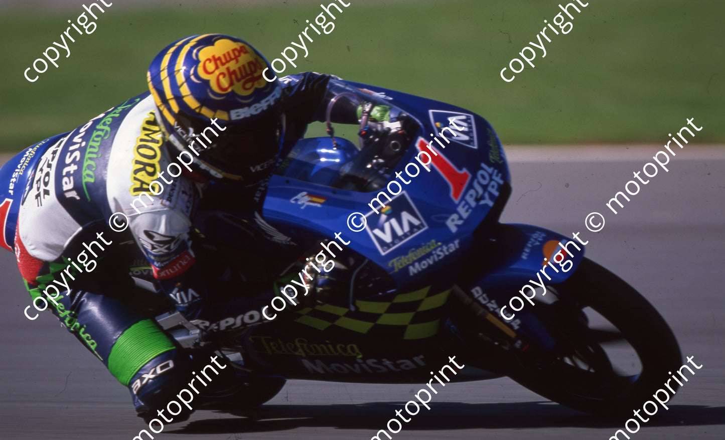 2000 Phakisa SA GP 125 1 Emilio Alzamora Honda 3rd (Colin Watling Photographic) (1)