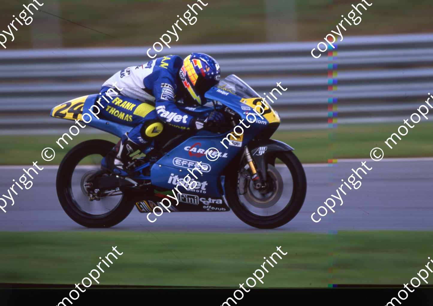 2000 Phakisa SA GP 125 24 Leon Haslam Italjet (Colin Watling Photographic) (2)