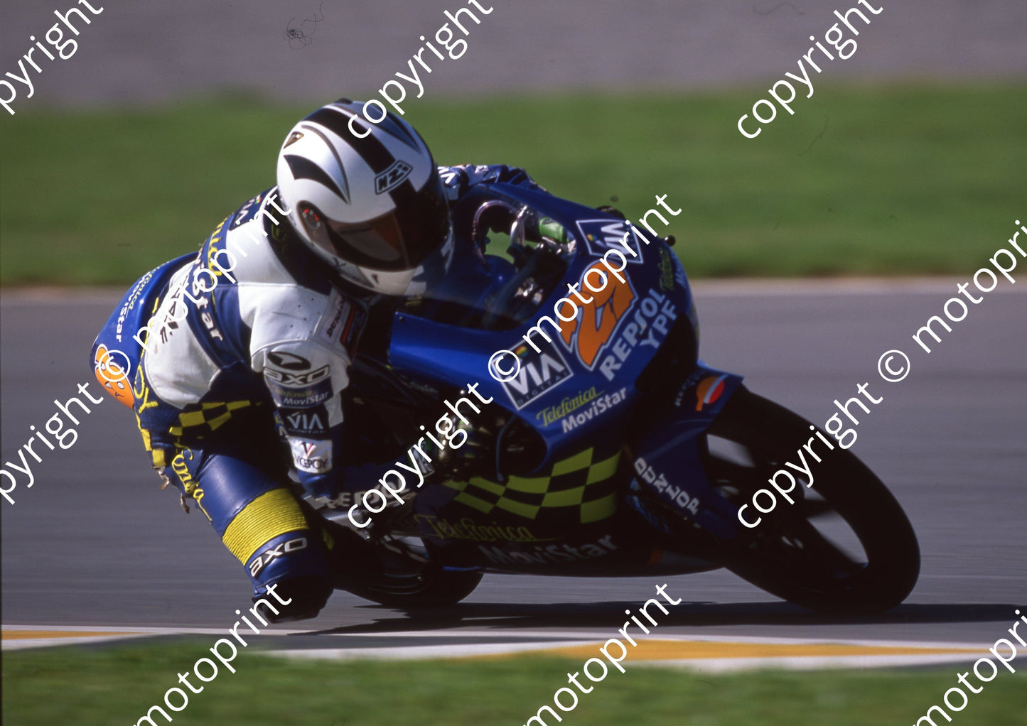 2000 Phakisa SA GP 125 29 Angel Nieto jnr Honda (Colin Watling Photographic) (28)